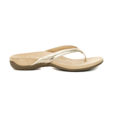 Vionic Women's Dillon Gold Tile Sandals H8215L6701