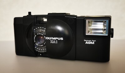 35mm Olympus Xa1 Photos Exc+5 W/ A9M Flash Olympus XA1 Point Shoot