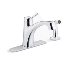 Kohler Maxton Single-handle kitchen sink faucet with side spray R22868-CP