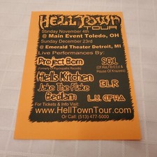 Helltown Tour Flyer Sol46 House of Krazees LU Cipha Bedlam Twiztid Project Born
