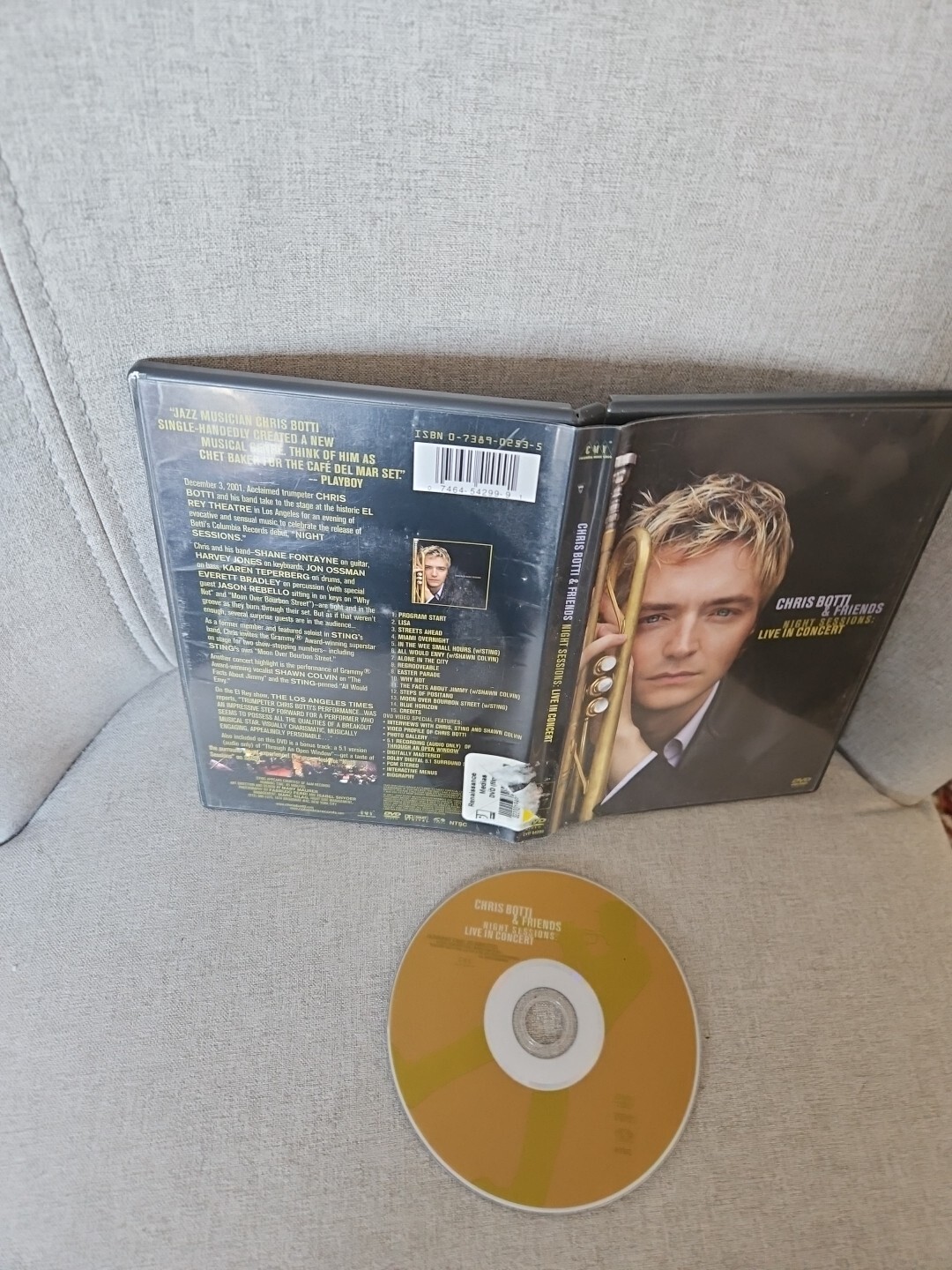 Chris Botti & Friends, Night Sessions, Live In Concert MV43 DVD