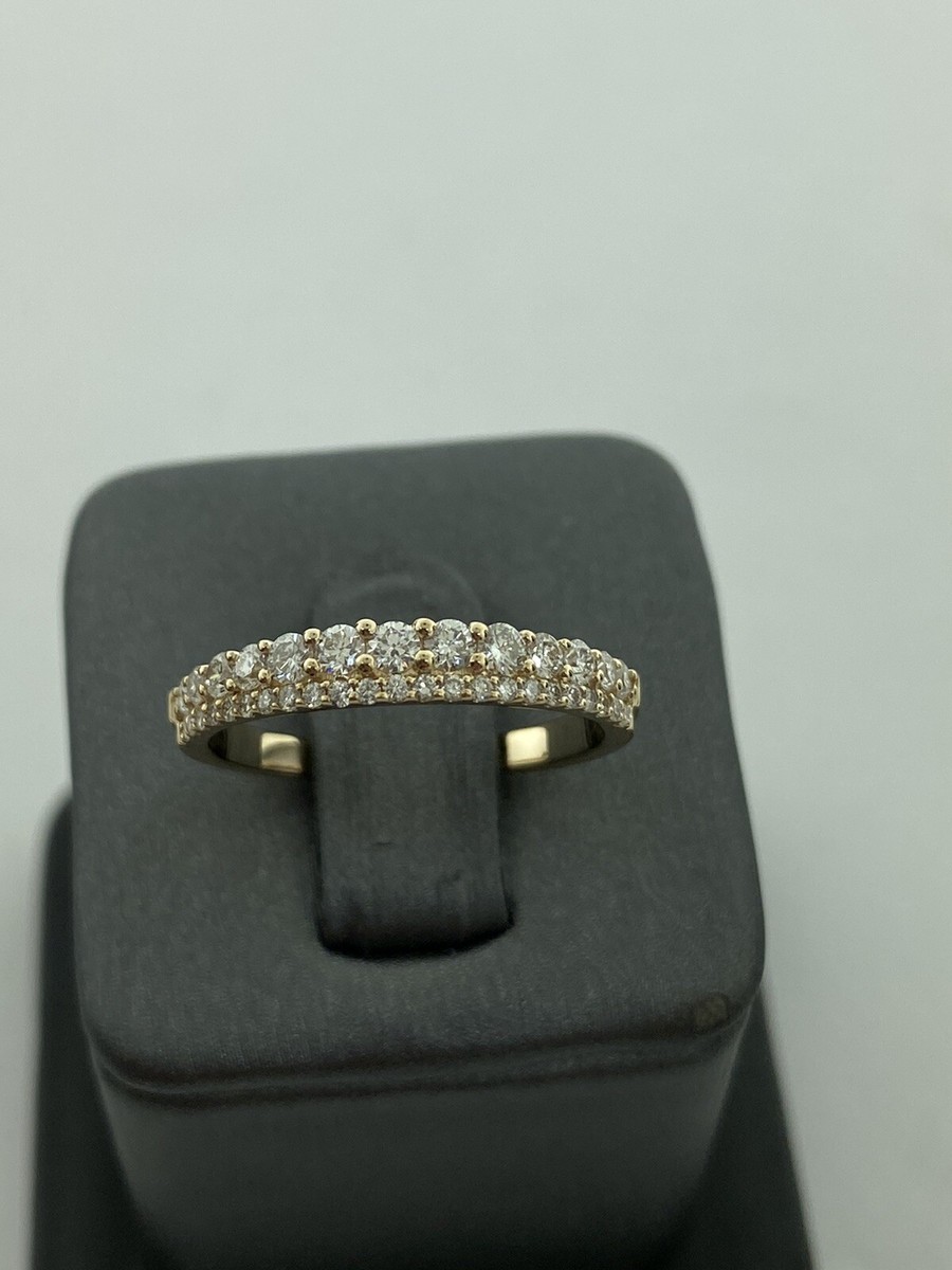 14k yellow gold diamond anniversary band