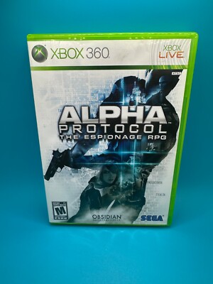Alpha Protocol: The Espionage RPG  (Xbox 360, 2010) - Complete In Box CIB