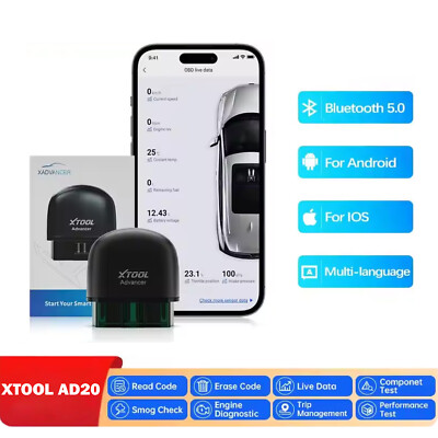 XTOOL AD20 Profi OBD2 Diagnosegerät Bluetooth Auto Codeleser Kostenlose Upgrades
