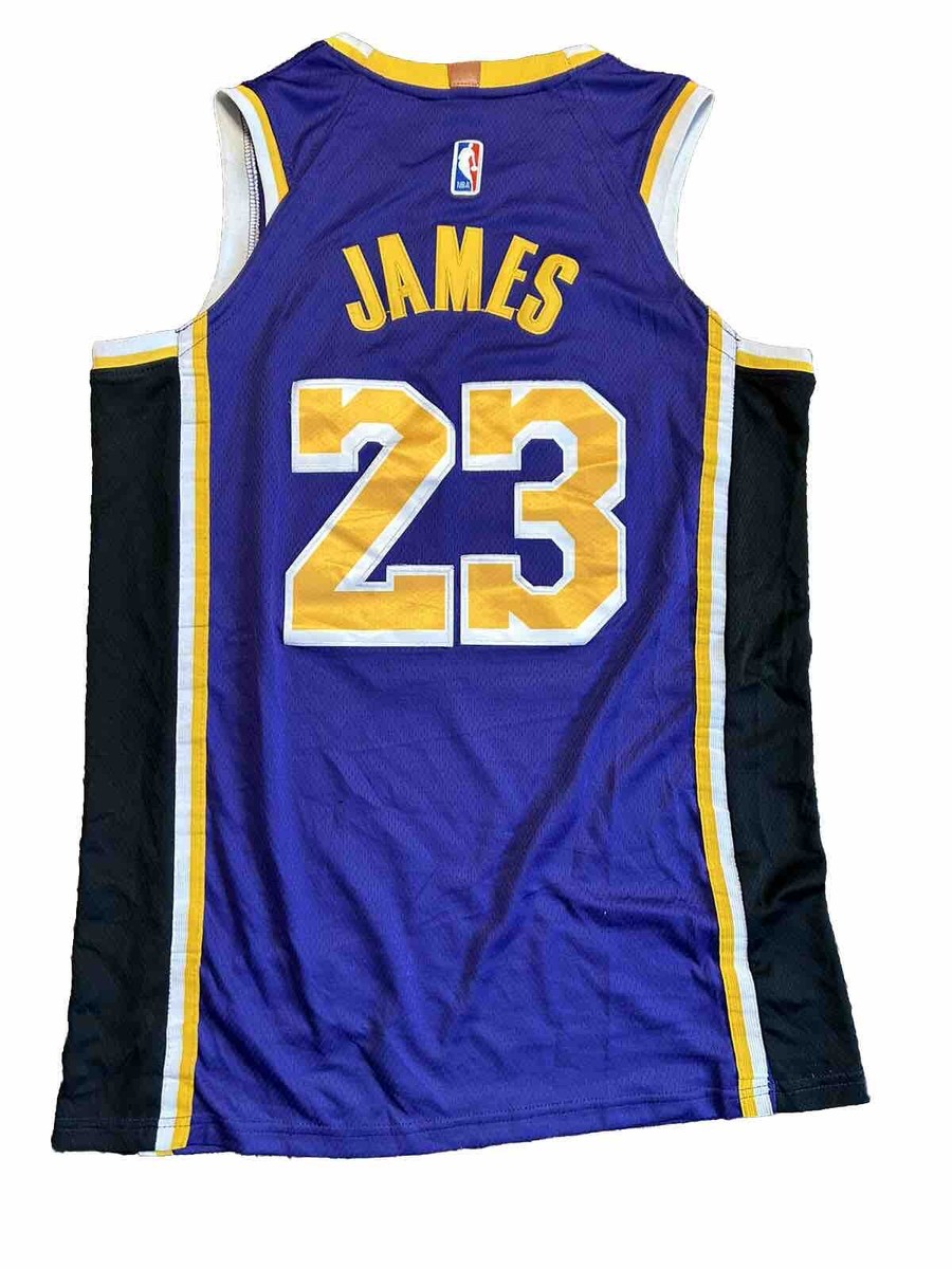 Lakers James 23 ジャージ Purple Los Angeles Lakers LeBron James 23 Basketball Jersey