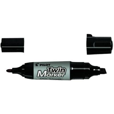 PILOT Permanent-Marker Twin Marker Jumbo, schwarz