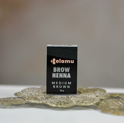 Brow Henna Brown - Natural Long Lasting Eyebrow Tint Kit With Mixing Water, 10 g - Picture 5 of 5
