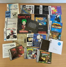 Mixed Lot of Nintendo DS Gameboy GB GBC GBA SNES Instructions Manuals Inserts