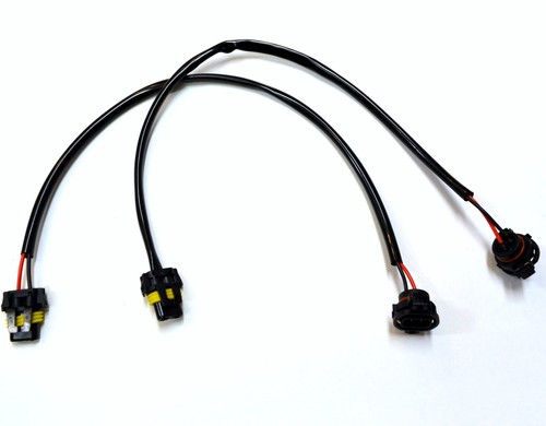 HID Kit Extension Wire PS24W 5202 H16 Two Harness Fog Light Replacement Socket - Picture 2 of 6