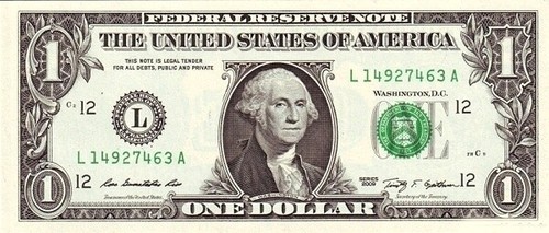 1 US DOLLAR BANKNOTES THE UNITED STATES OF AMERICA ONE DOLLAR 1 USD. (P-530,7) - Picture 3 of 6