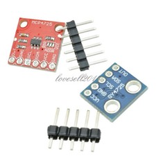 MCP4725 I2C DAC Breakout Module 12Bit Resolution Arduino Raspberry Pi Red/Blue