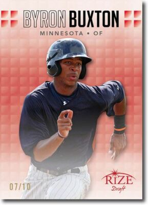 BYRON BUXTON 2013 Rize Rookie RED Paragon RC #/10 | eBay