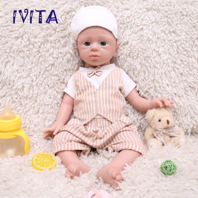 21'' Full Newborn Silicone Reborn Baby Boy Doll Lovely Lifelike Friendly Doll