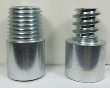 2 pcs - Pole Adapter - Euro to USA Threads & USA to Euro Threads Adapter - A