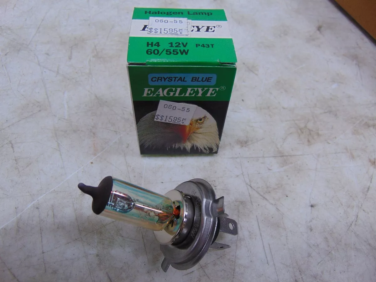 NOS Nam Yung Eagle Eye H4 Halogen Bulb 12v 60/55w P43T Pack Of 2 P