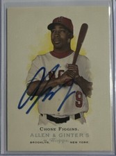 Signed 2006 Topps Allen and Ginter #191 Chone Figgins Autograph Rare On Card