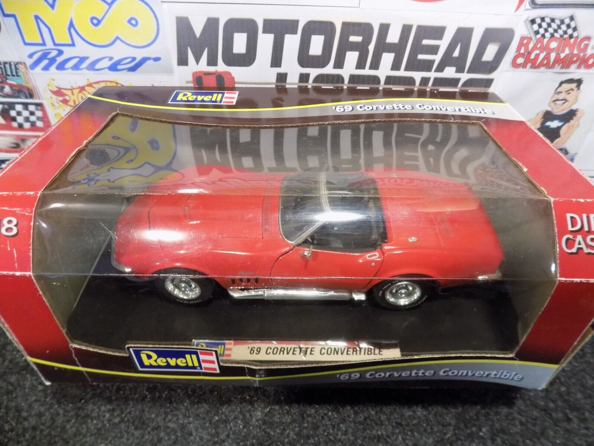 REVELL 1:18, '69 CORVETTE STINGRAY CONVERTIBLE, #8755 | eBay