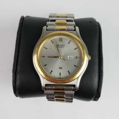 Vintage 1980 Seiko Quartz Day/Date Watch 5Y23-7089 Original Bracelet | eBay