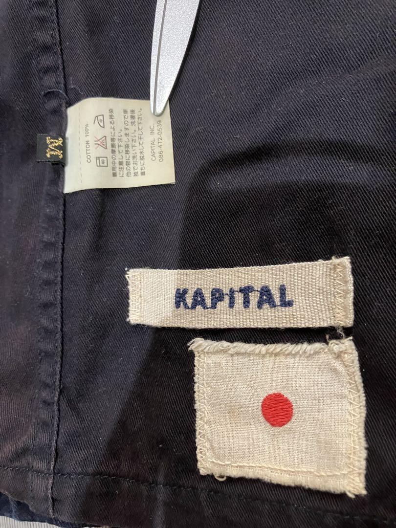 ⭐︎KAPITAL⭐︎希少M-65オイルコーティングネイビー ミリタリージャケット KAPITAL Rare M-65 Oil-Coated Navy Military Jacket | eBay