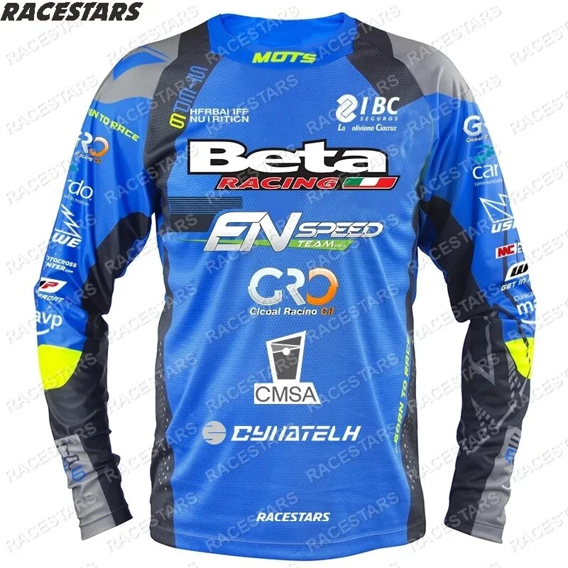 Camisetas Beta Enduro Dirt Bike Motocross Manga Larga Carreras Off-Road MTB Foto 2 de 4