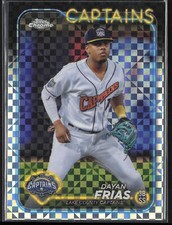 2024 Topps Pro Debut Dayan Frias PDC-154 Chrome Xfractor | Cleveland Guardians