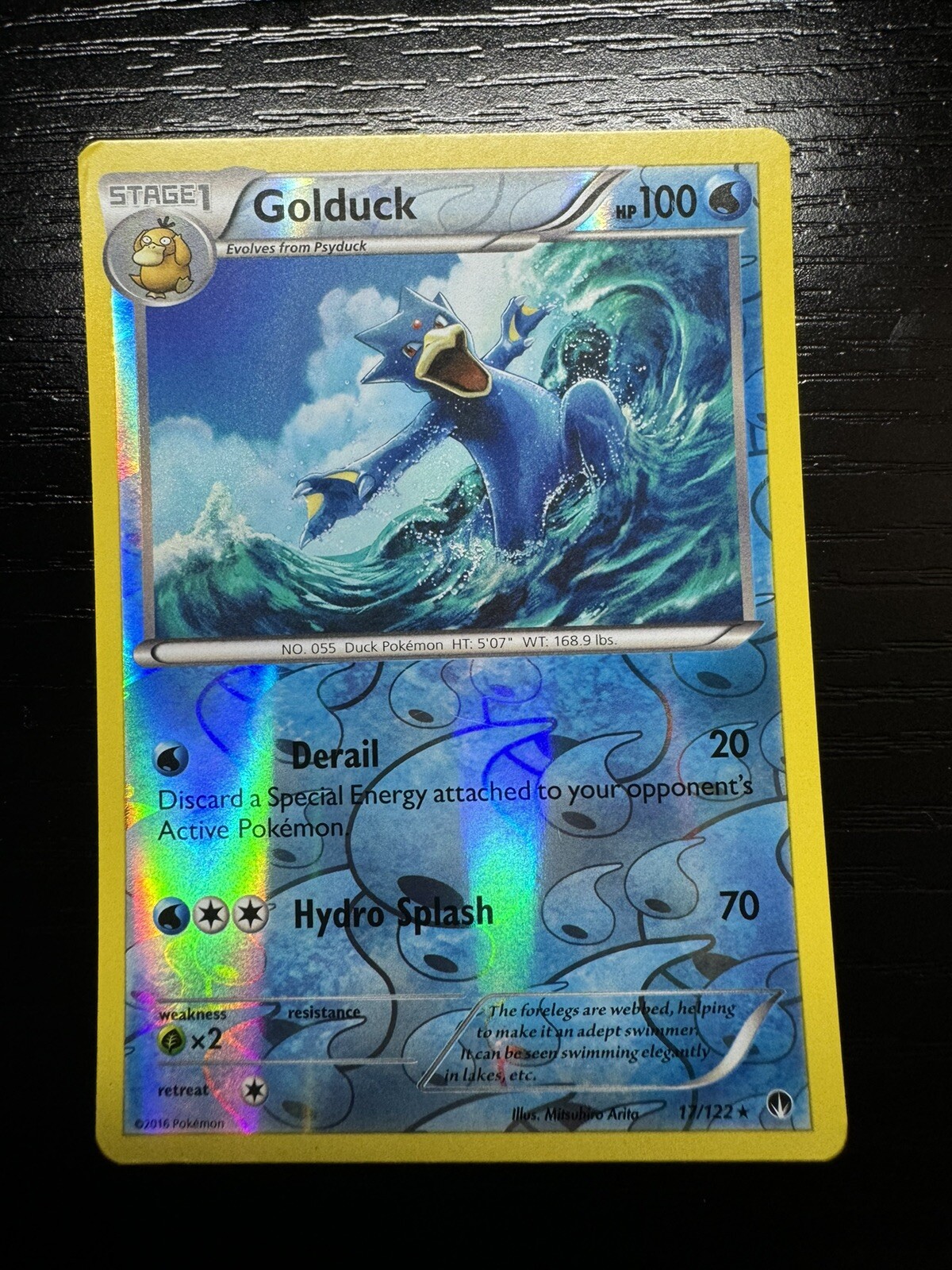 Pokémon TCG Golduck Breakpoint 17/122 Reverse Holo Rare LP