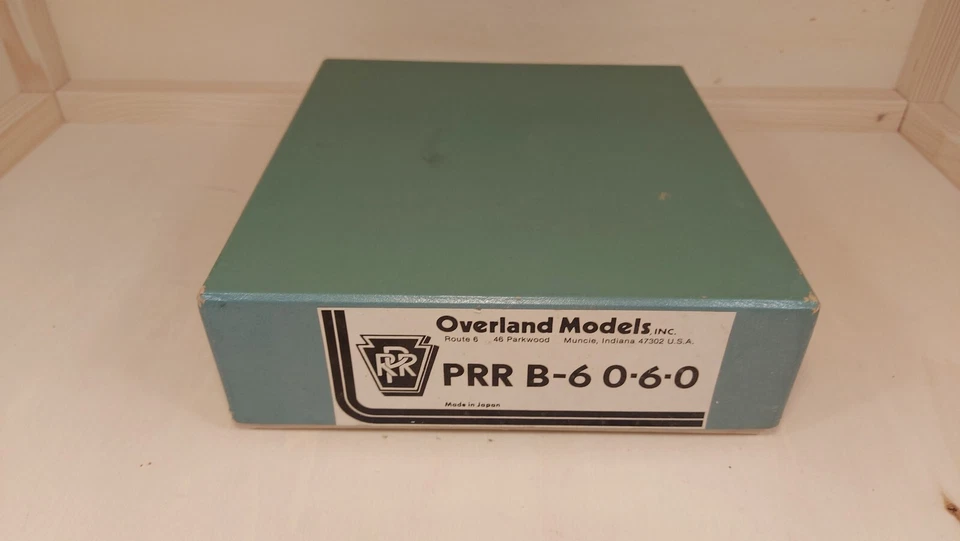 Overland Models  Pennsylvania RR B-6  0-6-0  H0 Brass OVP - Bild 2 von 4