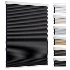 Changshade Blackout Cordless Cellular Shades for Indoor Windows, 1.5 Inch Hon...