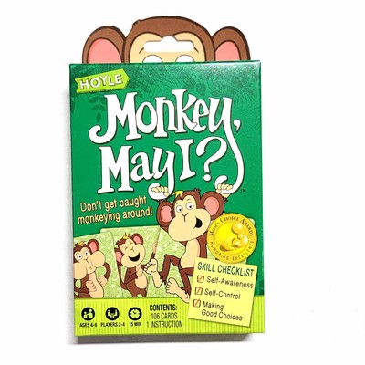 Hoyle Monkey May I? Kids Card Game