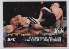 2009 Topps UFC Round 2 UFC Debut Dave Kaplan vs Junie Browning #110 05v0