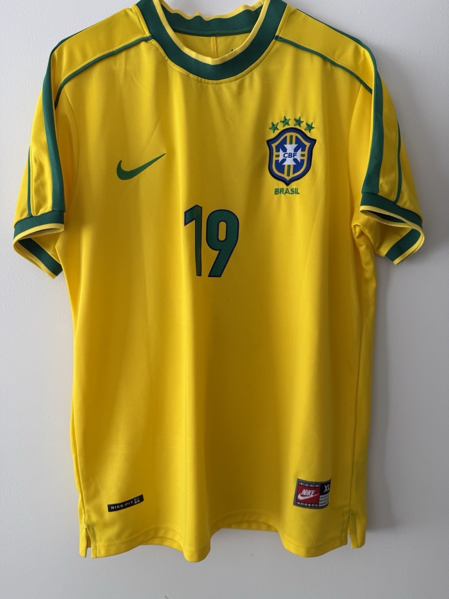 Denilson Brazil 1998 World Cup Jersey “Denilson Show #19” XL | eBay