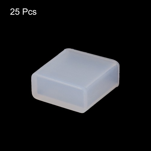 25pcs USB Type A Port Plugs Covers Caps Anti Dust for USB Male End, Clear - Zdjęcie 3 z 7