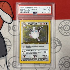 1999 wigglytuff pokemon card 1999 Topps Pokemon Tv #40 Wigglytuff Foil PSA 7 main image 0