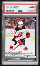 2024-25 Upper Deck Series 2 Young Guns Seamus Casey #489 PSA 8 03uh