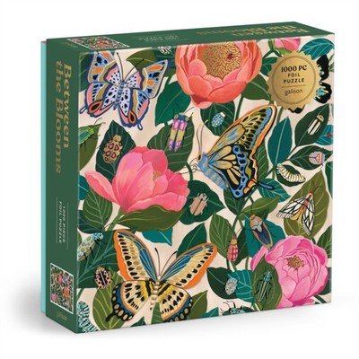 BETWEEN THE BLOOMS 1000 PIECE FOIL PUZZL by GALISON Non-book item Self Help