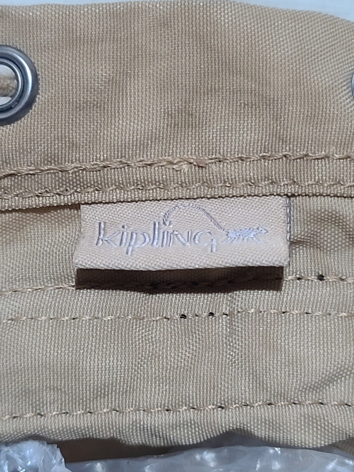 Kipling Mini Backpack – Beige / Sand – With Monke… - image 5