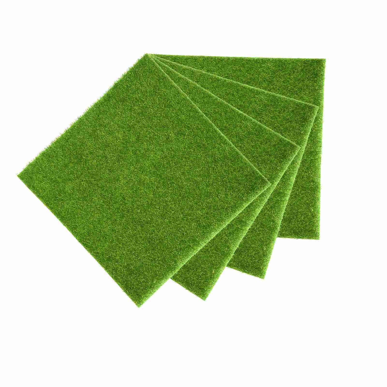 Hot Artificial Turf Lawn Grass Plants For Miniature Dollhouse Landscaping