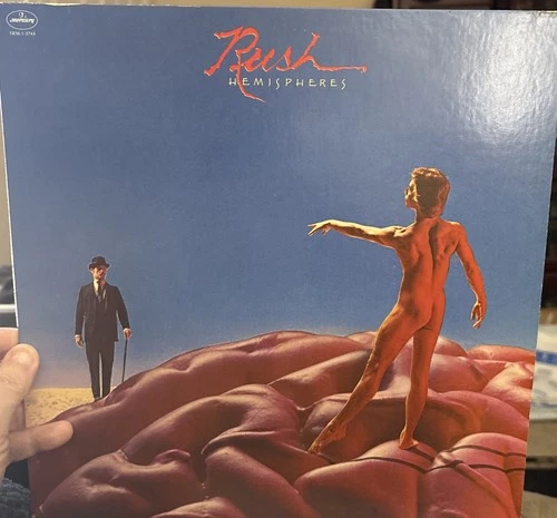 Rush Hemispheres  LP Masterdisk Gilbert Kong Press , First Pressing Vinyl NM