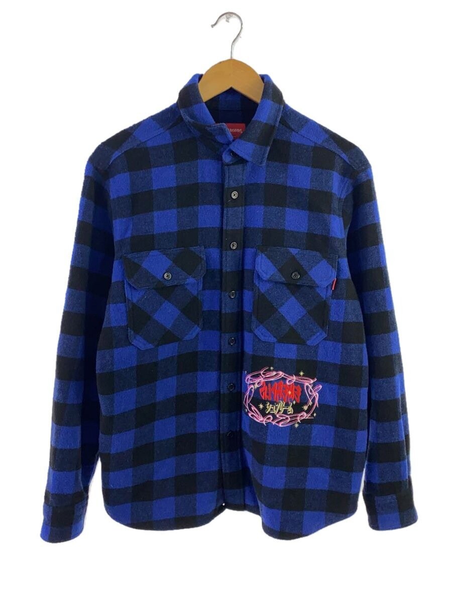 Supreme Jacket S Polyester Blue Check