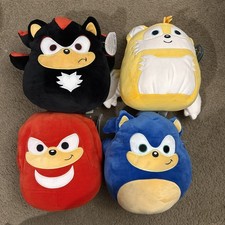 Squishmallows 12" Tails Knuckles Shadow Sonic the Hedgehog NEW WITH TAGS Lot