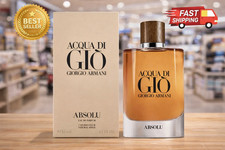 ACQUA DI GIO ABSOLU GIORGIO ARMANI Men Perfume EDP 125ml 4.2oz