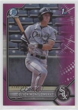 2022 Bowman Chrome Prospects Fuchsia Refractor 179/199 Colson Montgomery 0i1b