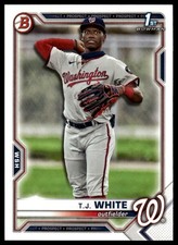 2021 Bowman Draft #BD-157 T.J. White