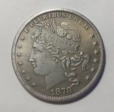 USA 1878 Metric Goloid 100 Cents Econumía Fantasy Coin, Rare