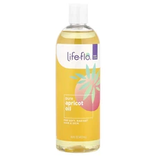 Life Flo Health Pure Apricot Oil Skin Care 16 fl oz 473 ml Hexane-Free, Not