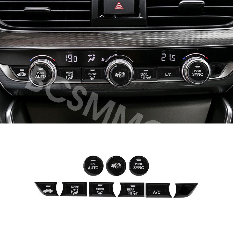 Fit For 2018-2021 Honda Accord Central Control Switch Button Stickers Trim Decor