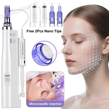 2-Pack Nano-Tip Cartridges for Meso Pen Painless Anti-Wrinkle Face-Lift Refills.