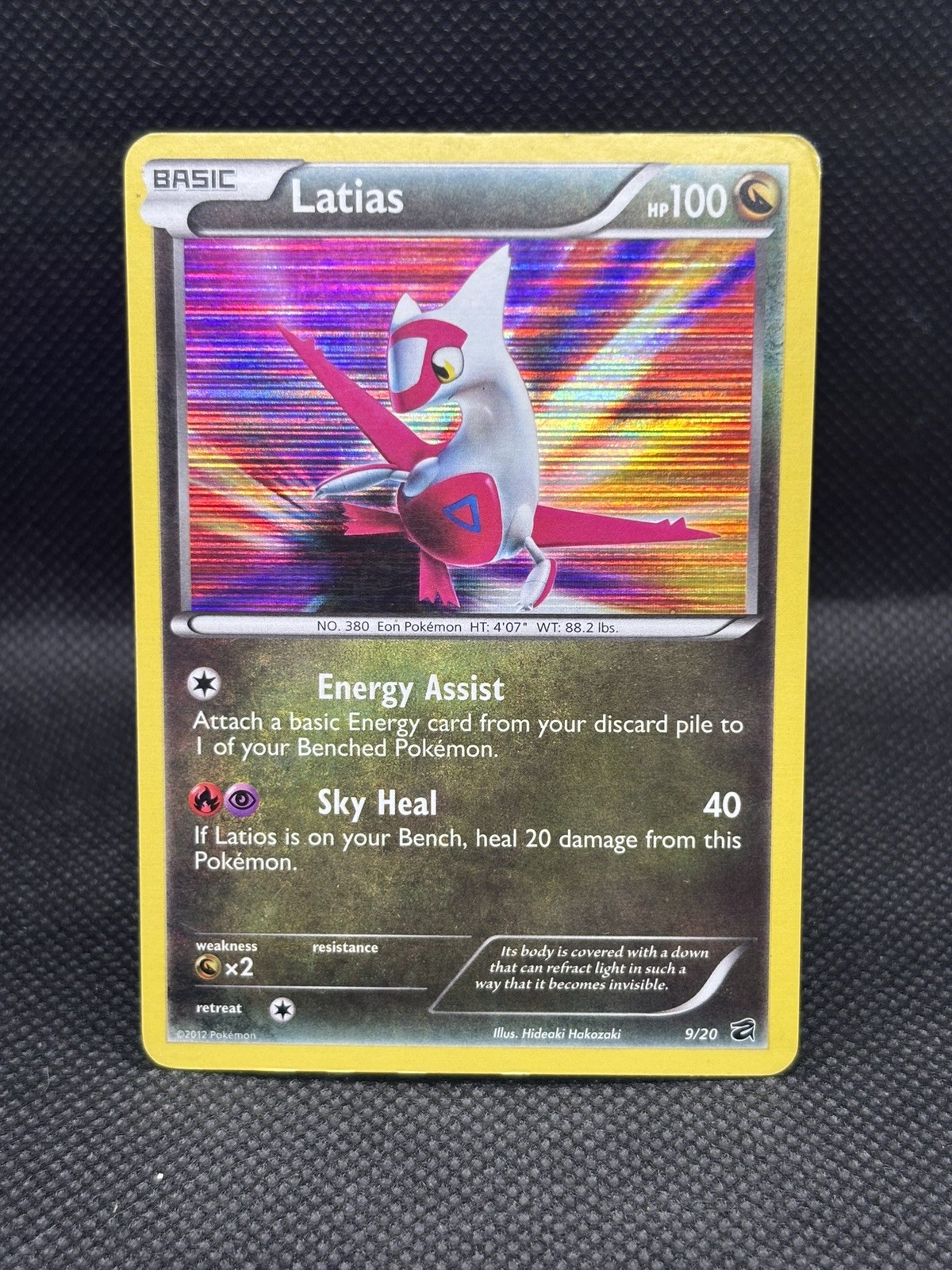 Latias 9/20 Black & White Dragon Vault Holo Pokemon TCG