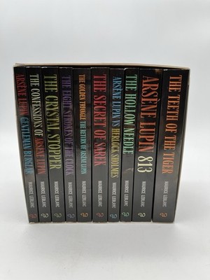 Maurice Leblanc Series Arsene Lupin 10 Book Box Set Paperback Collection