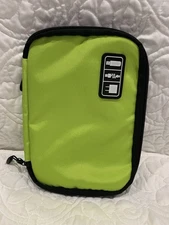 Zip Travel Organizer Case for Electronics Cords Chargers Phone Accessories..NEW